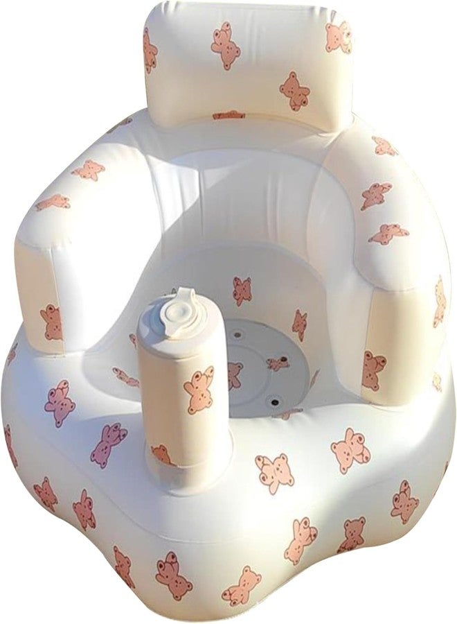 VPGS Inflatable Baby Seat for 3 Months+, Blow Up Infant Chair Toddler Floor Seats with Built in Air Pump for Sitting Up - Image 1